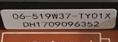 CONTROL REMOTO JVC SMART TV / 06-519W37-TY01X / DH1709096352 / YC-53-3 / MODELOS 43D1620 / 49D1620 / 55D1620 - Imagen 2